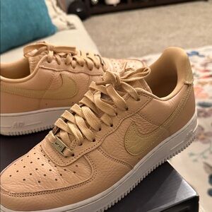 Nike Men's / Women’s Nude Air Force 1 Sneakers